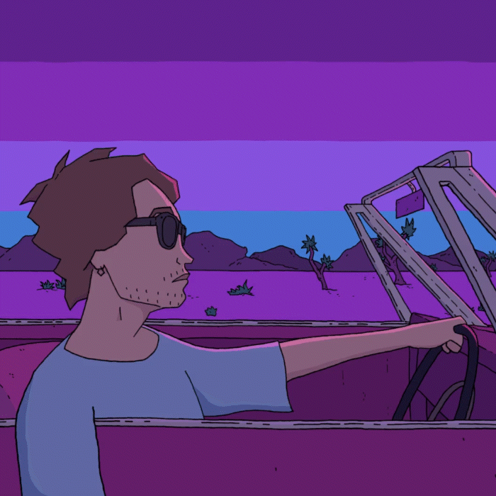Man Driving Animation